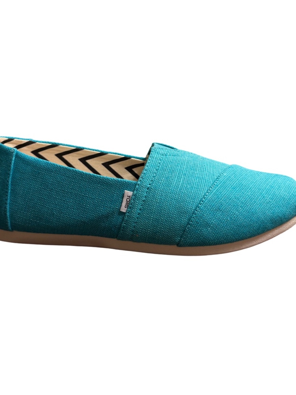 Toms Women's Teal Canvas Slip-On Loafer